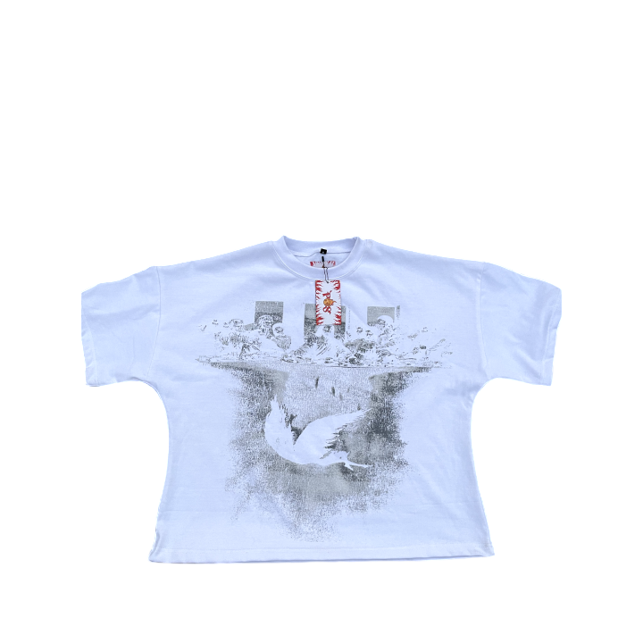 "Overcome Evil" TEE Grey